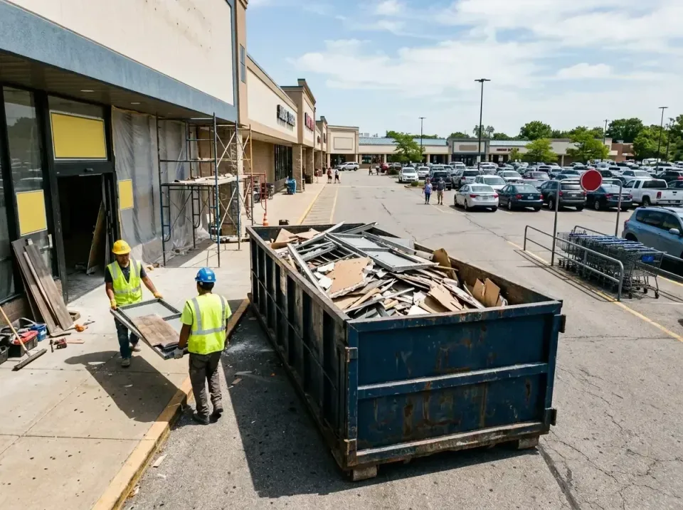retail-store-renovation-debris-003 — frequently asked questions, Roll-off Dumpster Rentals in South Roxana, IL